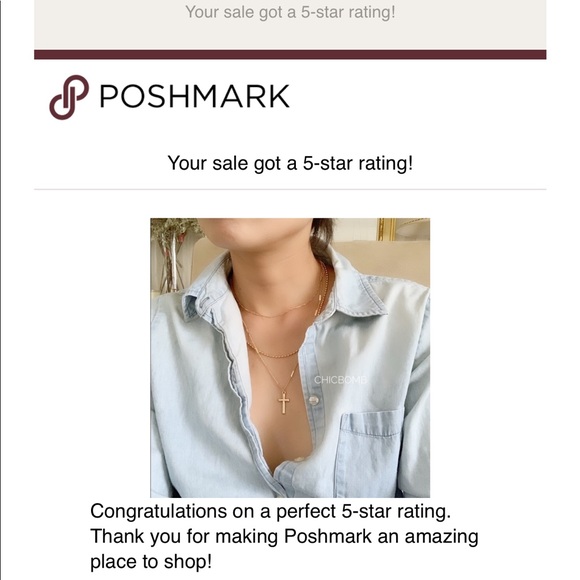 Multi layered chain link blessing necklace - Picture 5 of 5